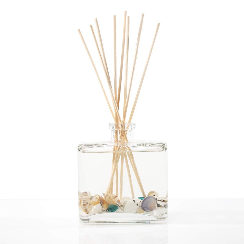 ANDALUCA Pacific Isles Botanical Reed Diffuser | 7.5 fl oz | Aromas of Vanilla, Sandalwood and Sea Salt Multi Color - Image 4
